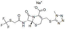 CAS#: 52123-49-6, Sodium (6R,7R)-3-[(1-Methyltetrazol-5-Yl)Sulfanylmethyl]-8-Oxo-7-[[2-(Trifluoromethylsulfanyl)Acetyl]Amino]-5-Thia-1-Azabicyclo[4.2.0]Oct-2-Ene-2-Carboxylate