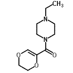 CAS#: 521283-70-5, 5,6-Dihydro-1,4-Dioxin-2-Yl(4-Ethyl-1-Piperazinyl)Methanone