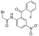 CAS 登录号：52130-86-6， 2-溴-N-[2-(2-氟苯甲酰)-4-硝基苯基]乙酰胺