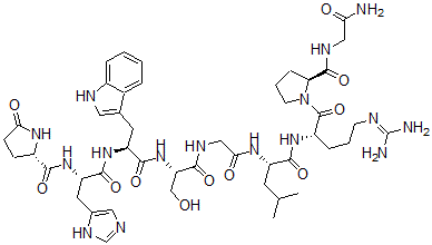CAS 登录号：52186-43-3， 去-酪氨酰(5)-黄体生成激素释放激素