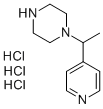 CAS 登录号：521914-40-9， 1-(1-吡啶-4-基-乙基)-哌嗪三盐酸盐