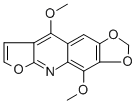 CAS 登录号：522-06-5， 4,9-二甲氧基-1,3-二氧杂环戊并(4,5-g)呋喃并(2,3-b)喹啉