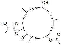 CAS#: 52212-91-6, N-(12-Acetoxy-6-Hydroxy-3,9,15,17-Tetramethyl-16-Oxocycloheptadeca-2,4,8,10,14-Pentaen-1-Yl)-2-Hydroxypropanamide