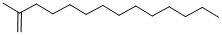 CAS 登录号：52254-38-3， 2-甲基-1-十四碳烯