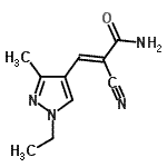 CAS#: 522621-90-5, (2E)-2-Cyano-3-(1-Ethyl-3-Methyl-1H-Pyrazol-4-Yl)Acrylamide