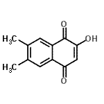 CAS#: 52280-69-0, 2-Hydroxy-6,7-Dimethyl-Naphthalene-1,4-Dione