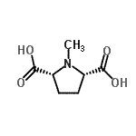 CAS#: 52321-05-8, (2R,5S)-1-Methyl-2,5-Pyrrolidinedicarboxylic Acid
