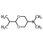 CAS#: 52358-71-1, 2-Isopropyl-N,N-Dimethyl-1,3-Dioxan-5-Amine