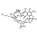 CAS 登录号：52370-33-9， (9E,19E,26E)-2,15,17,29-四羟基-26-({[(6-羟基己基)氧基]氨基}亚甲基)-11-甲氧基-3,7,12,14,16,18,22-七甲基-6,23,27-三氧代-8,30-二氧杂-24-氮杂四环[23.3.1.1<sup>4,7</sup>.0<sup>5,28</sup>]三十碳-1(28),2,4,9,19,21,25(29)-庚烯-13-基乙酸酯