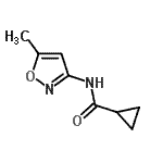 CAS#: 523989-42-6, N-(5-Methyl-1,2-Oxazol-3-Yl)Cyclopropanecarboxamide