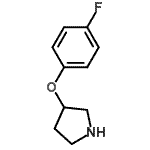 CAS#: 524045-02-1, 3-(4-Fluorophenoxy)Pyrrolidine