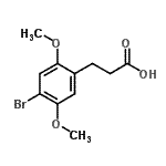 CAS#: 52428-11-2, 3-(4-Bromo-2,5-Dimethoxyphenyl)Propanoic Acid