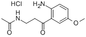 CAS#: 52450-39-2, N-[3-(2-Amino-5-methoxyphenyl)-3-oxopropyl]-Acetamide