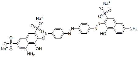 CAS#: 52469-76-8, Trisodium 5-Amino-3-[[4-[[4-[(6-Amino-1-Hydroxy-3-Sulphonato-2-Naphthyl)Azo]Phenyl]Azo]Phenyl]Azo]-4-Hydroxynaphthalene-2,7-Disulphonate