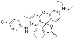 CAS#: 52470-07-2, 2'-[(4-Chlorophenyl)Amino]-6'-(Diethylamino)-3'-Methylspiro[Isobenzofuran-1(3H),9'-[9H]Xanthene]-3-One