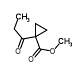 CAS 登录号：524735-87-3， 甲基1-丙酰基环丙烷羧酸酯