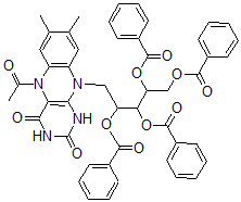 CAS#: 52492-58-7, 2',3',4',5'-Tetrabenzoyl-5-Acetyl-1,5-Dihydroriboflavin
