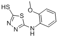 CAS 登录号：52494-33-4， 5-(2-甲氧基-苯基氨基)-[1,3,4]噻二唑-2-硫醇