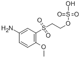 CAS#: 52532-52-2, 2-[(5-Amino-2-methoxyphenyl)sulfonyl]ethyl hydrogen sulfate