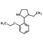 CAS 登录号：525537-43-3， 2-(2-乙氧基苯基)-3-乙基吡咯烷