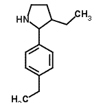 CAS 登录号：525537-54-6， 3-乙基-2-(4-乙基苯基)吡咯烷