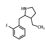 CAS#: 525537-55-7, 3-Ethyl-2-(2-Fluorobenzyl)Pyrrolidine