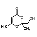 CAS 登录号：525600-93-5， 2-(羟基甲基)-2,6-二甲基-4H-1,3-二恶英-4-酮