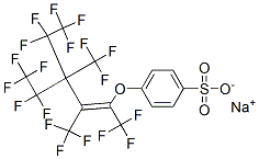 CAS 登录号：52584-45-9， 4-[[4,4,5,5,5-五氟-3-(五氟乙基)-1,2,3-三(三氟甲基)-1-戊烯基]氧基]苯磺酸钠