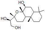 CAS 登录号：52591-03-4， (1R)-1-[(3R,4aS,5S,6aS,10aS,10bR)-十二氢-5-羟基-3,4a,7,7,10a-五甲基-1H-萘并[2,1-b]吡喃-3-基]-1,2-乙二醇