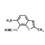 CAS#: 5264-75-5, 6-Amino-2-Methyl-1,3-Benzothiazol-7-Yl Thiocyanate