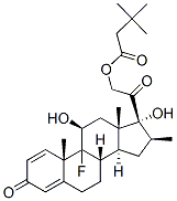 CAS#: 52668-06-1, 9-Fluoro-11beta,17,21-Trihydroxy-16beta-Methylpregna-1,4-Diene-3,20-Dione 21-(3,3-Dimethylbutyrate)