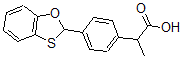 CAS 登录号：52787-33-4， 4-(1,3-苯并氧硫杂环戊烷-2-基)-alpha-甲基苯乙酸
