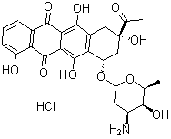 CAS 登录号：52794-97-5， 卡柔比星盐酸盐