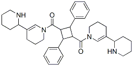 CAS 登录号：528-31-4， 1,1'-[(2,4-二苯基-1,3-环丁烷二基)二羰基]二[1,2,3,4-四氢-5-(2-哌啶基)吡啶]