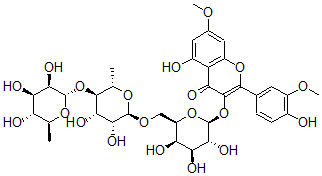 CAS#: 52801-23-7, Rhamnazin 3-Isorhamninoside