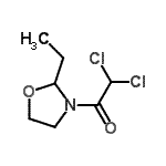 CAS#: 52836-71-2, 2,2-Dichloro-1-(2-Ethyl-1,3-Oxazolidin-3-Yl)Ethanone