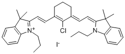 CAS#: 528584-83-0, 2-[2-[2-Chloro-3-[(1,3-Dihydro-3,3-Dimethyl-1-Propyl-2H-Indol-2-Ylidene)Ethylidene]-1-Cyclohexen-1-Yl]Ethenyl]-3,3-Dimethyl-1-Propylindolium Iodide