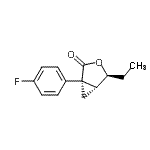 CAS#: 528588-19-4, (1S,4S,5R)-4-Ethyl-1-(4-Fluorophenyl)-3-Oxabicyclo[3.1.0]Hexan-2-One