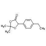 CAS#: 528594-28-7, 5-(4-Ethylphenyl)-2,2-Dimethyl-1,3-Dioxolan-4-One