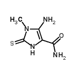 CAS 登录号：52868-67-4， 5-氨基-1-甲基-2-硫基-1H-咪唑-4-甲酰胺