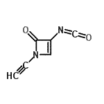 CAS 登录号：528871-29-6， 1-乙炔基-3-异氰酸-2(1H)-氮杂环丁烯酮