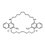 CAS#: 52951-36-7, 39,42-Dimethyl-20,31-Diaza-1,12-Diazoniapentacyclo[30.6.2.2<Sup>12,19</Sup>.0<Sup>13,18</Sup>.0<Sup>33,38</Sup>]Dotetraconta-1(39),12(42),13(18),14,16,19(41),32(40),33(38),34,36-Decaene Dichloride