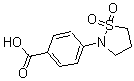 CAS 登录号：52962-52-4， 4-(1,1-二氧代-1,2-噻唑烷-2-基)苯甲酸