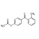 CAS 登录号：52981-06-3， 4-(2-甲基苯甲酰)苯基乙酸酯
