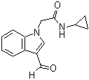 CAS 登录号：530121-56-3， N-环丙基-2-(3-甲酰基-1H-吲哚-1-基)乙酰胺