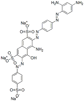 CAS#: 53050-46-7, Trisodium 4-Amino-3-[[4-[(2,4-Diaminophenyl)Azo]Phenyl]Azo]-5-Hydroxy-6-[(4-Sulphonatophenyl)Azo]Naphthalene-2,7-Disulphonate