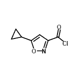CAS#: 53064-58-7, 5-Cyclopropyl-1,2-Oxazole-3-Carbonyl Chloride