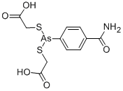 CAS#: 531-72-6, 4-[Bis(carboxymethylmercapto)arsino]benzamide