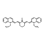 CAS#: 53115-02-9, (2E,6E)-2,6-Bis[(2E)-2-(1-Ethyl-2(1H)-Quinolinylidene)Ethylidene]Cyclohexanone