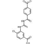 CAS#: 531516-05-9, 4-Chloro-3-{[(4-Nitrobenzoyl)Carbamothioyl]Amino}Benzoic Acid